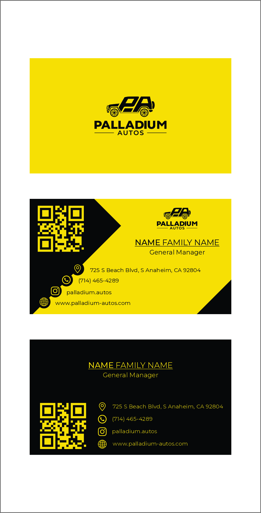 Business Card Design - AMIR
